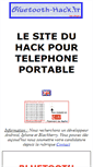 Mobile Screenshot of bluetooth-hack.fr